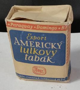 Starý nerozbalený tabák - AMERICKÝ LULKOVÝ TABÁK - EXPORT ČSTR - ČSSR