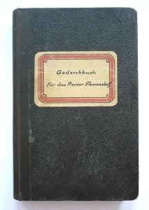 1921 Gedenkbuch Thomasdorf pamětní kniha Domašov Jeseník Freiwaldau 