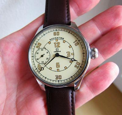 OMEGA 1930 NAVIGATION švýcarské letecké náramkové / kapesní hodinky