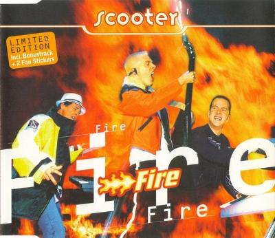 SCOOTER-FIRE CD SINGLE 1997. LIMITED EDITION 