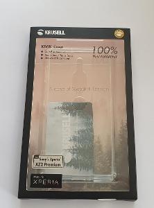 Krusell zadný kryt KIVIK pre Sony Xperia XZ2 Premium, transparentný