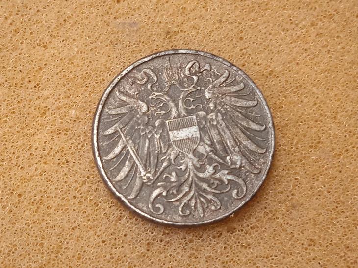 2 heller 1917 VF - císař Karel I. ( Rakousko Uhersko ) - Numismatika