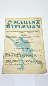 U.S. ARMY letáček Marine Rifleman 25 april 1966 pocty ocenění počtení