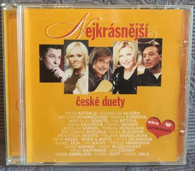 CD - Nejkrásnější české duety ( 2008 ) CD V PĚKNÉM STAVU