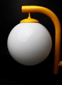 Designová venkovní nástěnná industriální lampa, druhá pol. 20.století