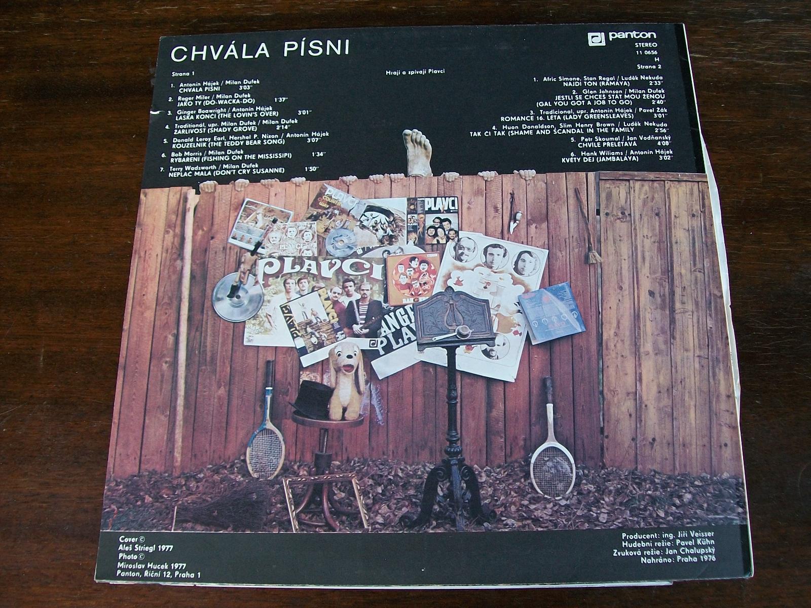 Plavci - Chvála písni, 1977, Panton - Hudba