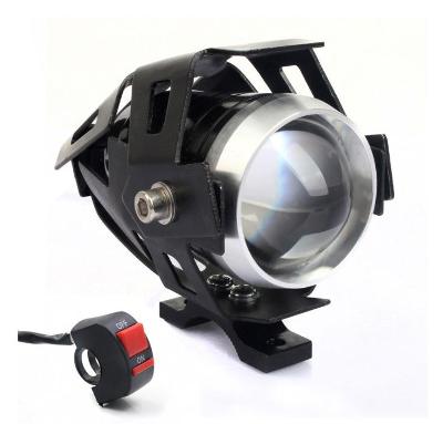 Superlight U5 Přídavné světlo na motorku LED čočkové černé P77625černé