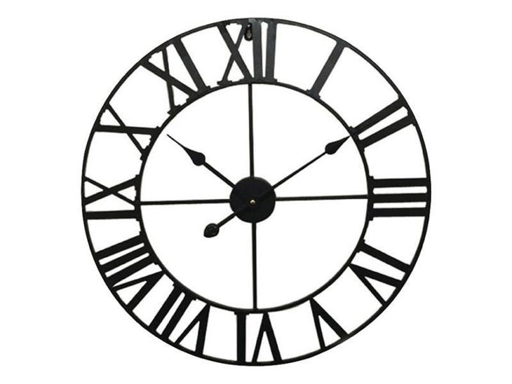 Obří hodiny 1st Owned/ 60cm/ vintage design/ Od 1Kč|004| - Zařízení pro dům a zahradu