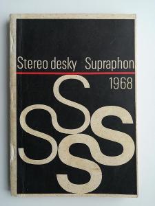 Stereo desky Supraphon 1968 katalog LP a SP