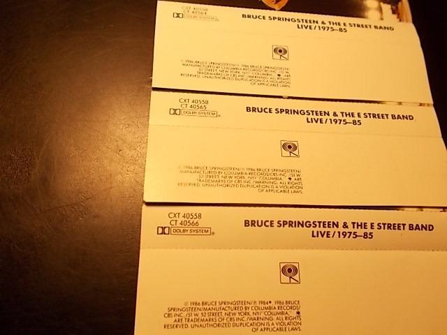 Bruce Springsteen / I,II,III ... IMPORT USA ! /  3 MC originál kasety
