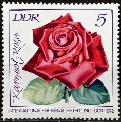 DDR: MiNr.1763 Karneol Rose 5pf, International Rose Exhibition ** 1972 - Známky Německo