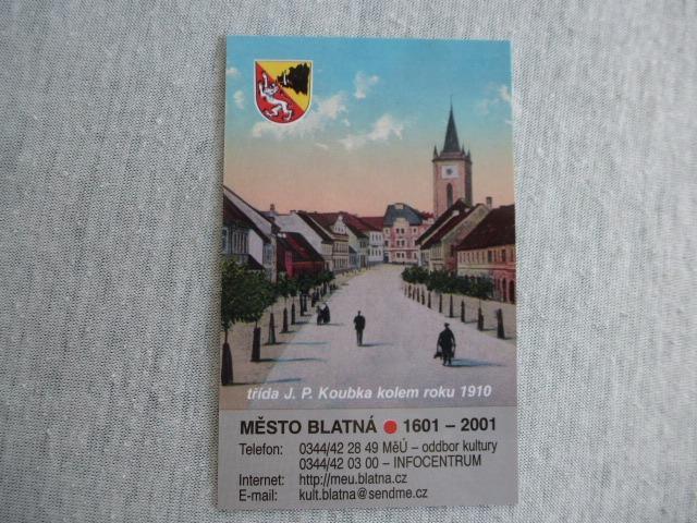 KAPESNÍ KALENDÁŘÍK    BLATNÁ  2001 - Starožitnosti a umění