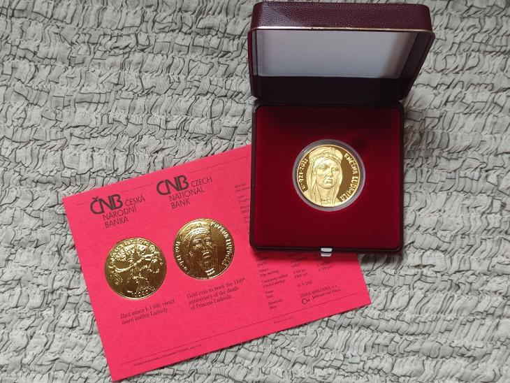 3x zlaté mince mimořádné ražby 10000 Kč .. všechny  kvalita PROOF