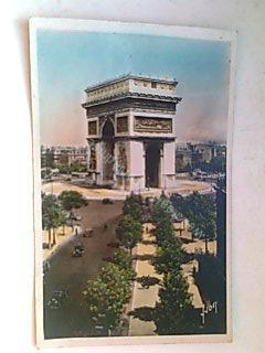 Pohled Francie, Paris, brána, r.1946, č.47805 - Pohlednice
