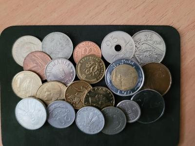 Konvolut mince (20ks - Svět) - Sada č.21