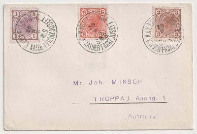 Rakousko, Lodní pošta, S.M.S.Kaiser Franc Josef, dopis zaslaný 1906