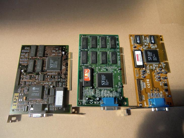 3x PCI + AGP grafika S3 ELSA DIAMOND - Počítače a hry