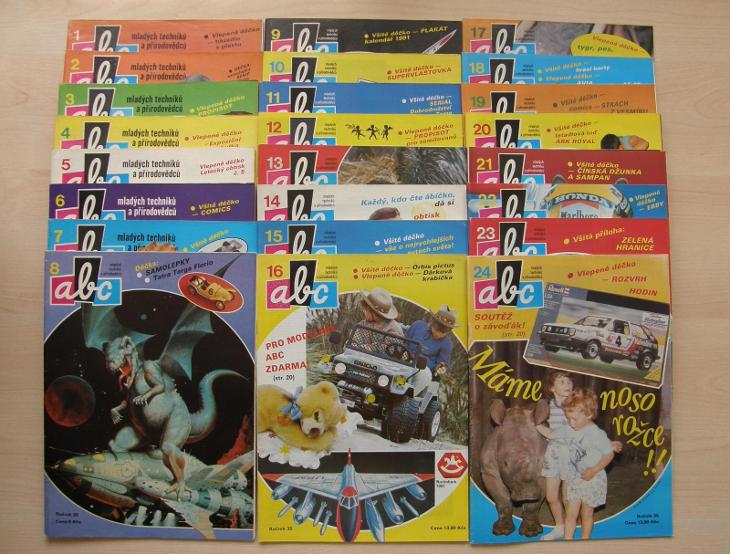 ABC 35. ročník * 1990-1991 * časopis * komiks, vystřihovánky - Knihy a časopisy
