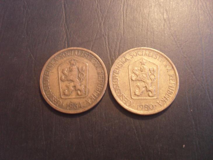 Československo 1  koruna  1964, 80