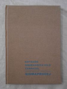 Katalog náhradních dílů čerpadel Sigmaprodej - Olomouc 1990