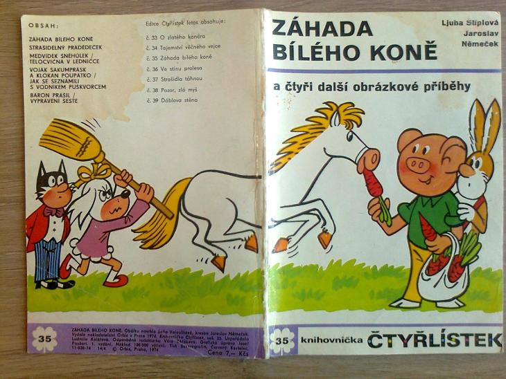 Čtyřlístek č- 35 Záhada bílého koně - Knihy a časopisy