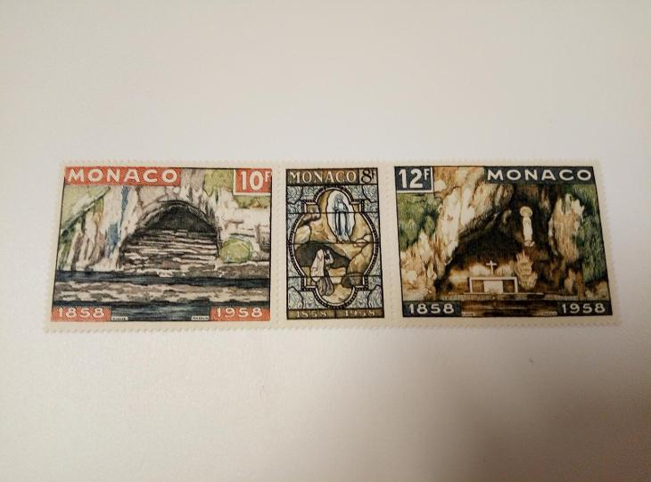 Monako soutisk - Známky
