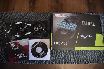 ASUS GeForce DUAL GTX 1650, 4GB GDDR5 (V záruce)