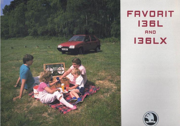 Škoda Favorit 136L a 136LX, 1990 - Motoristická literatura
