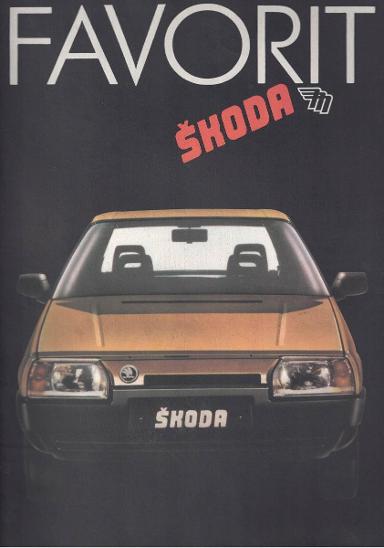 Mototechna - Škoda Favorit 136L, 136 LS, 135La 135 LS, 1990 - Motoristická literatura