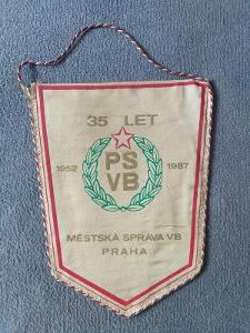 Stará vlaječka POMOCNÁ STRÁŽ VB PRAHA 1987