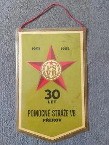Stará vlaječka POMOCNÁ STRÁŽ VB PŘEROV 1982