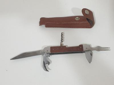 Starý kapesní nůž - CCCP s pouzdrem 