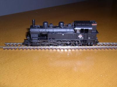 Model parní lokomotivy 537.0504 ČSD