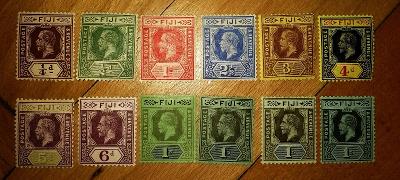 britské Fidži 1912 * George V na doplnenie - všetky varianty 1Sh!!!!