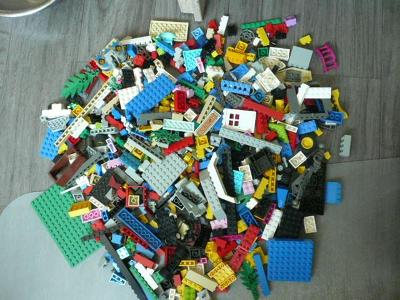 1 kg Lego - mix rok 1980 - 2010  set.č.1