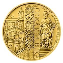 Zlatá mince ČNB 5000 Kč Město MIKULOV 2022 BK