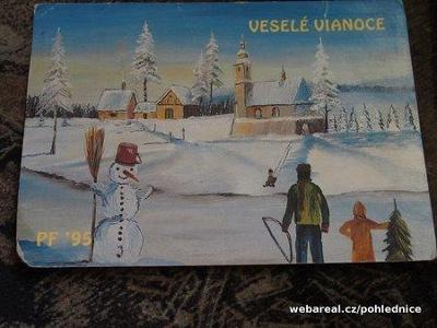 Pohled Vánoce, slovenský, č.47907