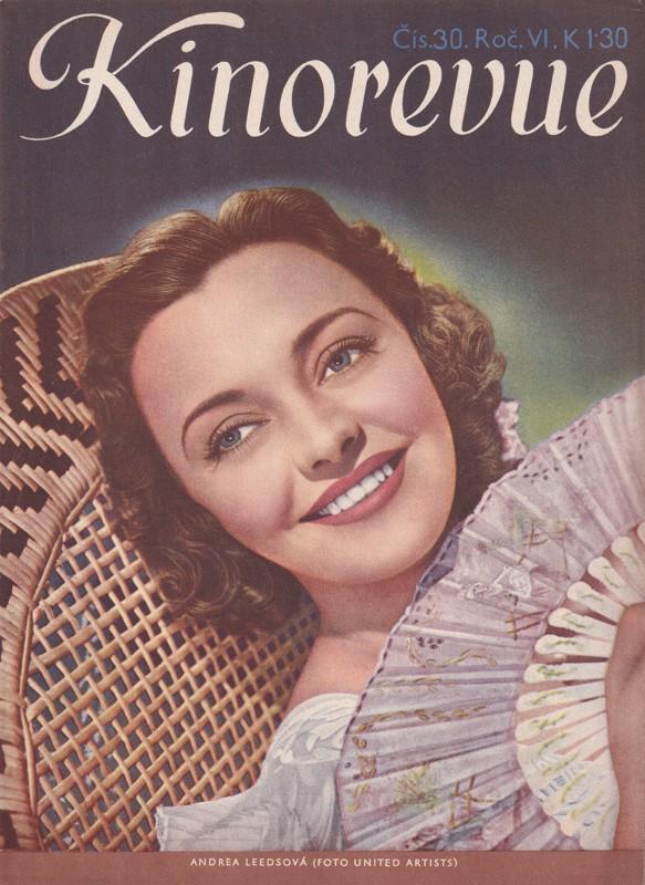Časopis Kinorevue, Andrea Leedsová, 1940