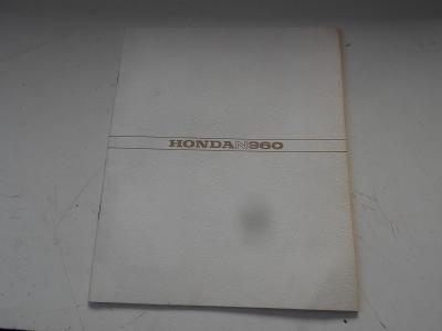 starý prospekt HONDA N 360