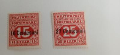 Rakouské známky 1918** , svěží.   