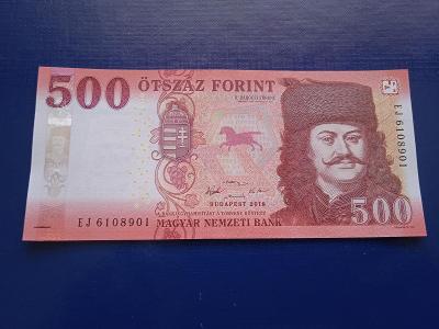 HUNGARY 500 Forint 2018    W202   UNC