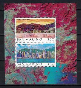 San Marino 1997 "Hong Kong" Michel BL22