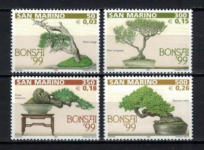 San Marino 1999 kompletní série "Bonsai"