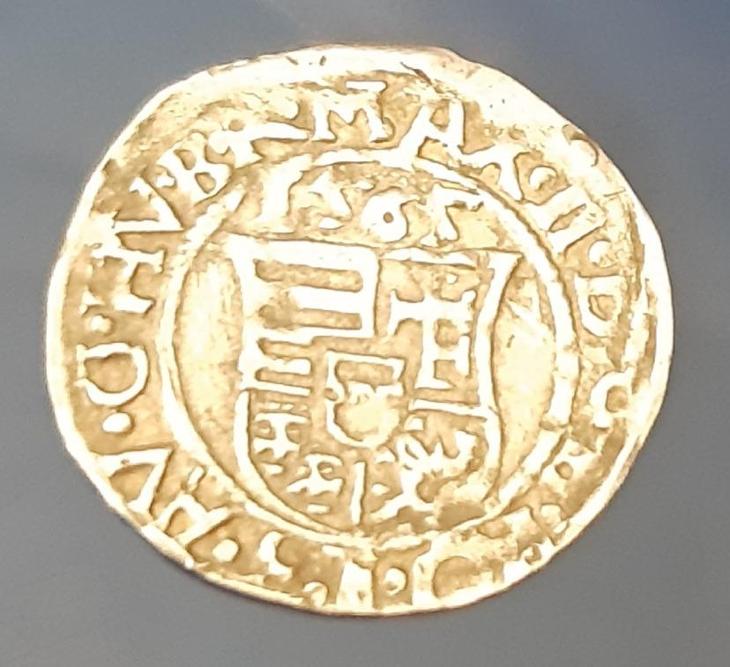 Denar Maximiliana II. od 1kc 