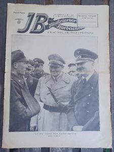 Starý časopis Illustrierter Beobachter 4.5. 1944, A. Hitler, Göring...