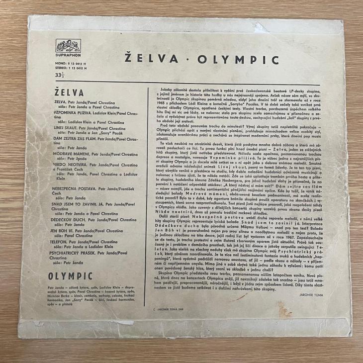 Olympic – Želva (1968) - LP / Vinylové desky