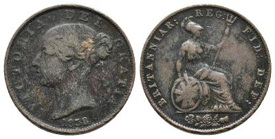 ½ pence Vélká Británie 1858 AC03147