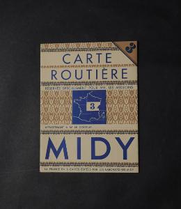 Mapa Carte MIDY, Francie, číslo 3