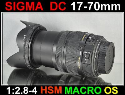 💥 pro Canon - Sigma DC 17-70mm 1:2.8-4 OS HSM MACRO *APS-C Zoom*👍TOP