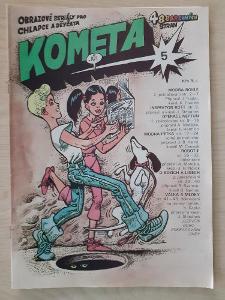 Časopis Kometa - obrázkové seriály pro chlapce a děvčata c. 5